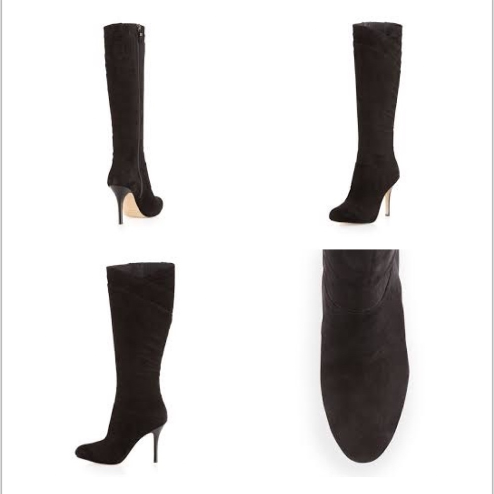 Via Spiga Josie Black Suede Boot - Picture 9 of 14